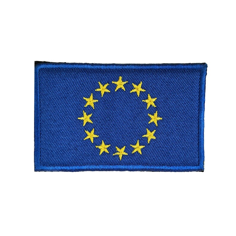 Flag Badge Hook and Loop Embroidered Army Military Tactical Hook Patches Portugal Flags Cloth Stickers Shoulder Applieque DIY