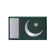 Load image into Gallery viewer, Flag Badge Hook and Loop Embroidered Army Military Tactical Hook Patches Portugal Flags Cloth Stickers Shoulder Applieque DIY
