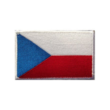 Load image into Gallery viewer, Flag Badge Hook and Loop Embroidered Army Military Tactical Hook Patches Portugal Flags Cloth Stickers Shoulder Applieque DIY
