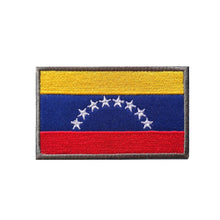 Load image into Gallery viewer, Flag Badge Hook and Loop Embroidered Army Military Tactical Hook Patches Portugal Flags Cloth Stickers Shoulder Applieque DIY

