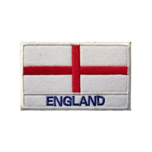 Load image into Gallery viewer, Flag Badge Hook and Loop Embroidered Army Military Tactical Hook Patches Portugal Flags Cloth Stickers Shoulder Applieque DIY
