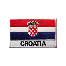 Load image into Gallery viewer, Flag Badge Hook and Loop Embroidered Army Military Tactical Hook Patches Portugal Flags Cloth Stickers Shoulder Applieque DIY
