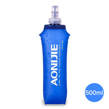 Load image into Gallery viewer, AONIJIE SD09 SD10 250ml 500ml Soft Flask Folding Collapsible Water Bottle TPU Free For Running Hydration Pack Waist Bag Vest
