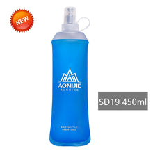 Load image into Gallery viewer, AONIJIE SD09 SD10 250ml 500ml Soft Flask Folding Collapsible Water Bottle TPU Free For Running Hydration Pack Waist Bag Vest
