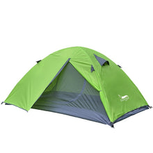 Load image into Gallery viewer, Desert Backpacking Tent 2 Person Double Layer Camping Tents 4 Seasons Waterproof Breathable Lightweight Portable Travel Tent
