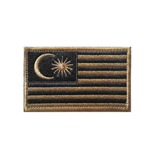 Load image into Gallery viewer, Flag Badge Hook and Loop Embroidered Army Military Tactical Hook Patches Portugal Flags Cloth Stickers Shoulder Applieque DIY
