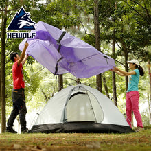 Load image into Gallery viewer, Hewolf 1595 Outdoor Double Layer Ultralight Aluminum Pole Waterproof Windproof Camping Tent 2.51KG Beach Barraca
