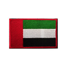 Load image into Gallery viewer, Flag Badge Hook and Loop Embroidered Army Military Tactical Hook Patches Portugal Flags Cloth Stickers Shoulder Applieque DIY
