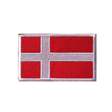 Load image into Gallery viewer, Flag Badge Hook and Loop Embroidered Army Military Tactical Hook Patches Portugal Flags Cloth Stickers Shoulder Applieque DIY
