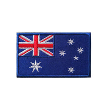 Load image into Gallery viewer, Flag Badge Hook and Loop Embroidered Army Military Tactical Hook Patches Portugal Flags Cloth Stickers Shoulder Applieque DIY
