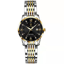 Load image into Gallery viewer, Women Watches Luxury Fashion Ladies Quartz Watch Waterproof Luminous Date Stainless Stain Wristwatch
