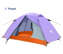 Load image into Gallery viewer, Hewolf 1595 Outdoor Double Layer Ultralight Aluminum Pole Waterproof Windproof Camping Tent 2.51KG Beach Barraca
