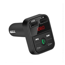 Load image into Gallery viewer, Car Handfree Bluetooth 5.0 MP3 Player FM Transmitter Car Kit Handsfree Speaker Audio Coche Adapter Receiver USB Fast Charger
