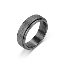 Load image into Gallery viewer, Anxiety Fidget Spinner Rings for Men Smooth Stainless Steel Spinning Rotatable Ring for Women Punk Rock Anti Stress Jewelry
