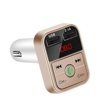 Load image into Gallery viewer, Car Handfree Bluetooth 5.0 MP3 Player FM Transmitter Car Kit Handsfree Speaker Audio Coche Adapter Receiver USB Fast Charger
