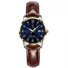 Load image into Gallery viewer, Women Watches Luxury Fashion Ladies Quartz Watch Waterproof Luminous Date Stainless Stain Wristwatch
