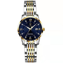 Load image into Gallery viewer, Women Watches Luxury Fashion Ladies Quartz Watch Waterproof Luminous Date Stainless Stain Wristwatch
