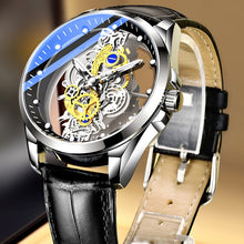 Load image into Gallery viewer, New Men Watch Skeleton Automatic quartz Watch Gold Skeleton Vintage Man Watch Mens Watches Top Brand Luxury
