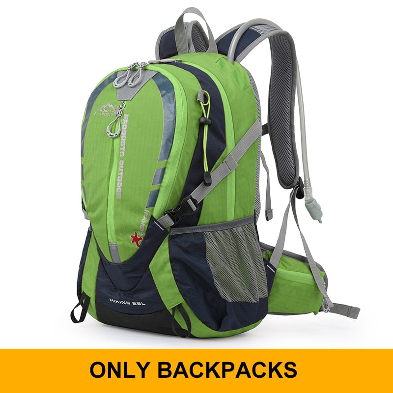 25L mountaineering hydrating backpack, cycling backpack, trail running, marathon, hiking backpack, 2L water bag